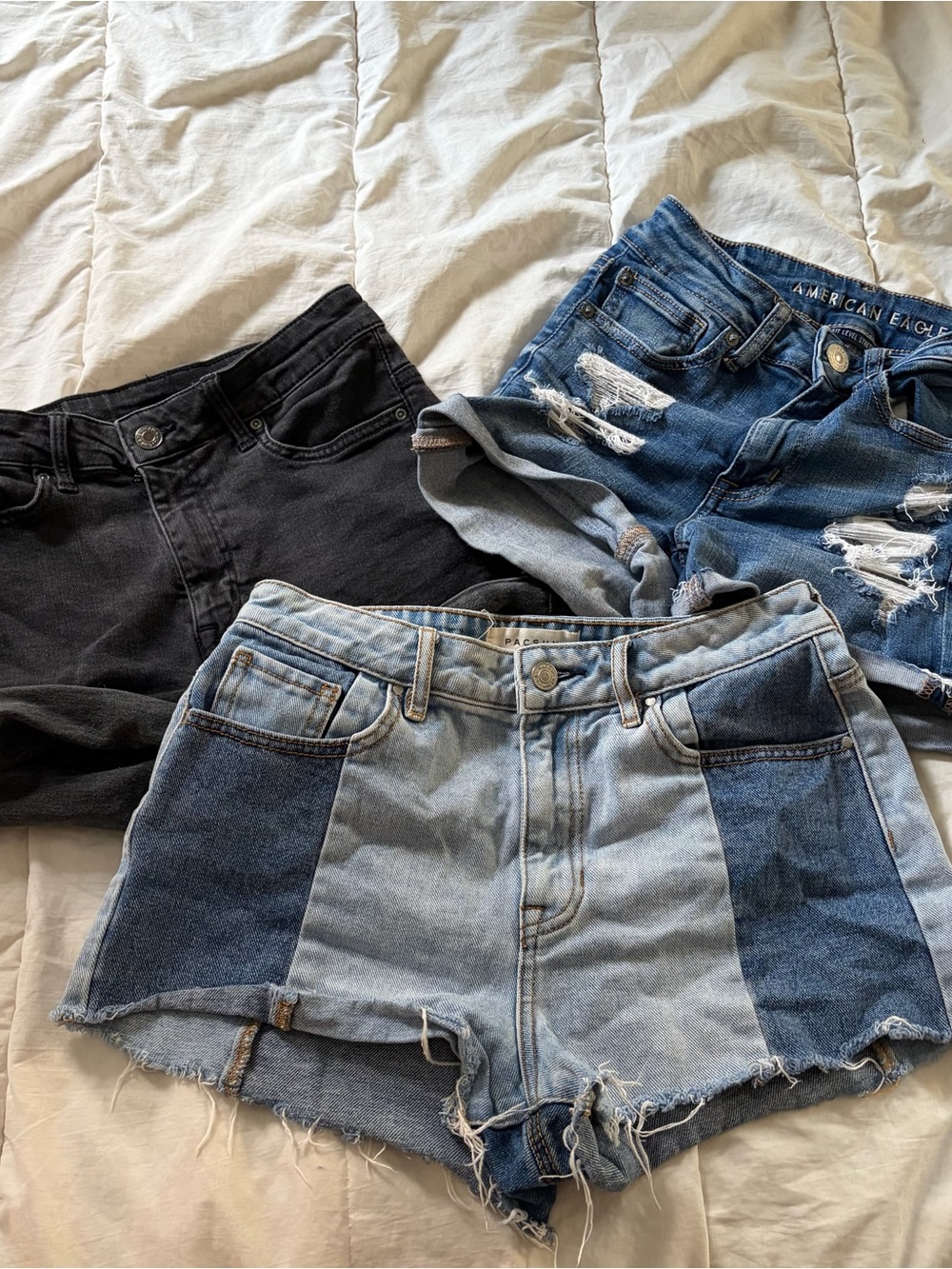 jean denim shorts bundle - pacsun, american eagle, h&m